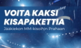 Voita kaksi kisapakettia jääkiekon MM-kisoihin